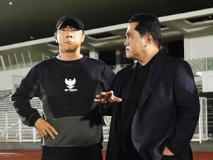 Erick Thohir soal Kans Shin Tae-yong Tukangi Garuda Lagi: Sudah Masa Lalu