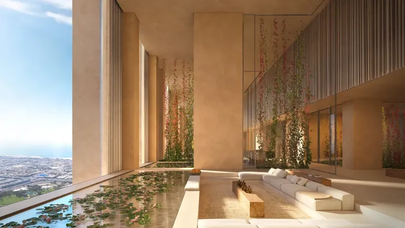 Gedung pencakar langit yang lebarnya setara satu apartemen di Dubai