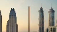 Muraba Veil akan menjadi gedung pencakar langit yang memiliki ukuran sangat sempit. Gedung apartemen yang memiliki ketinggian 1.247 kaki atau sekitar 380 meter, namun uniknya gedung ini hanya memiliki lebar 22,5 meter atau setara satu apartemen tipe studio. Foto: RCR Arquitectes/Muraba via CNN