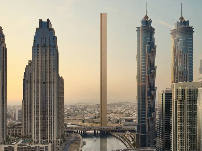 Gedung pencakar langit yang lebarnya setara satu apartemen di Dubai