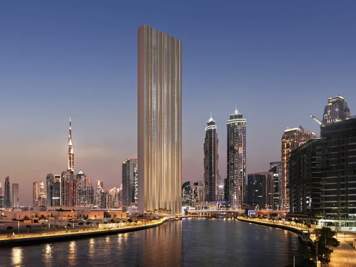 Gedung pencakar langit yang lebarnya setara satu apartemen di Dubai