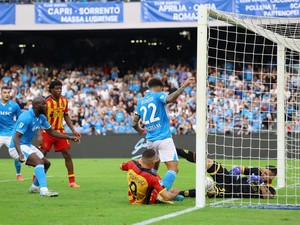 Napoli Vs Lecce: Il Partenopei Susah Payah Menang 1-0