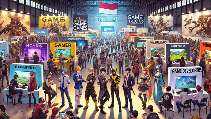 Ilustrasi festival game