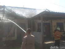 Dua Unit Asrama Brimob Gilimanuk Terbakar