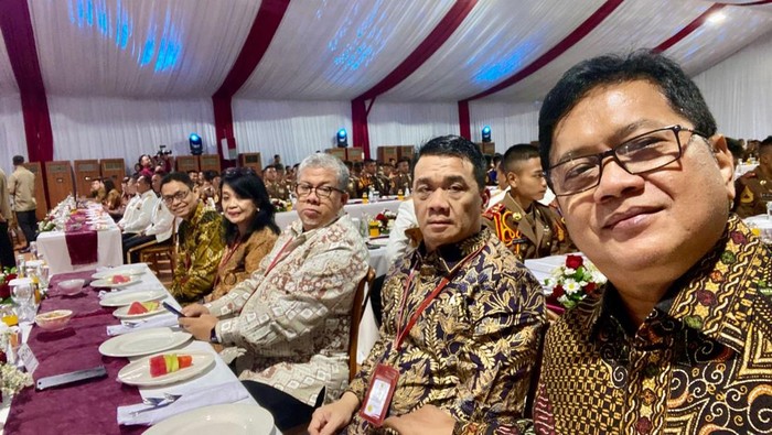Malam akrab dalam rangkaian retreat Kabinet Merah Putih di Akmil Magelang