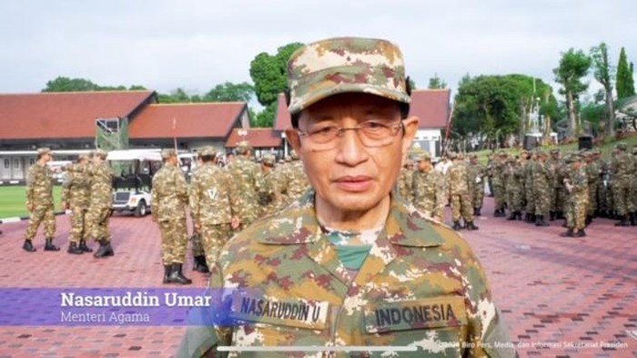 Menteri Agama Nasaruddin Umar. (Foto: Dok. YouTube Setpres)