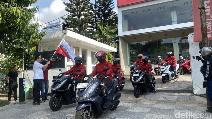 Pelepasan bikers di AHD 2024, Sabtu (26/10/2024).