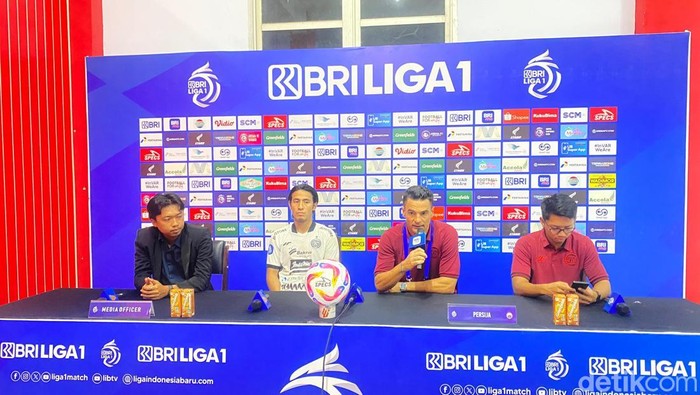 press conference Arema FC vs Persija
