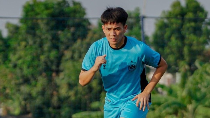 Striker PSIS Semarang Wildan Ramdhani dalam sebuah sesi latihan. Foto diunggah Sabtu (26/10/2024).