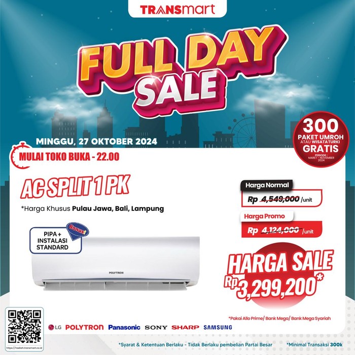 Transmart Full Day Sale 27 Oktober 2024