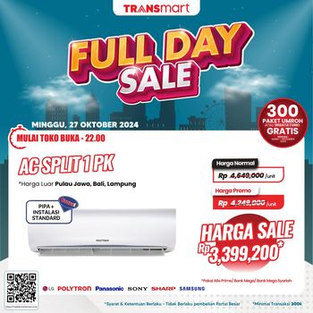 Transmart Full Day Sale 27 Oktober 2024