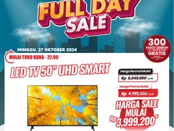 Smart TV LED 60 UHD Transmart Full Day Harga Mulai Rp 3,9 Juta