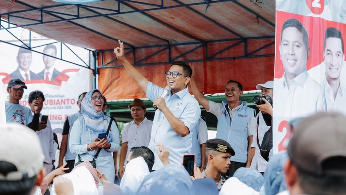 Calon Gubernur Banten nomor urut 2, Andra Soni kampanye di Kecamatan Kramatwatu, Kabupaten Serang. (dok. ist)