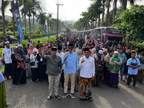Paslon WALI Lepas Ribuan Jemaah di Kota Malang Ziarah Makam Wali Lima