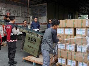 6.548.480 Surat Suara Pilkada Sumsel Tiba, Sortir-Lipat Awal November