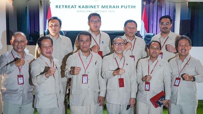 Gaya AHY, Zulhas, dan Airlangga Rakor Perdana di Sela Retreat Magelang.