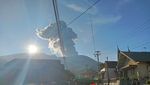 Potret Gunung Marapi Erupsi Hari Ini