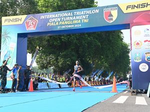 Pangdam Brawijaya Apresiasi Internasional Triathlon Open Tournament di HUT TNI
