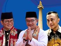 Video: Gaya 3 Paslon Pilgub Jakarta saat Tiba di Venue Debat Kedua