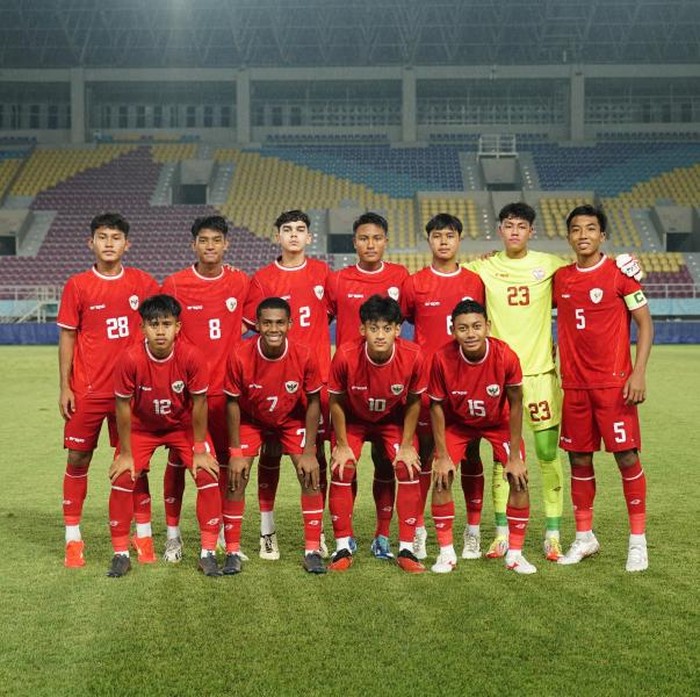 Line Up Indonesia U-17 Vs Australia U-17, Fadly Alberto Starter