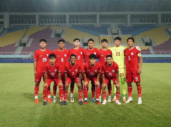 Line Up Indonesia U-17 Vs Australia U-17, Fadly Alberto Starter