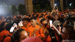 Pendukung Pasangan Calon Gubernur Jakarta Ramaikan Lokasi Debat