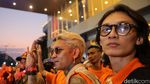 Pendukung Pasangan Calon Gubernur Jakarta Ramaikan Lokasi Debat
