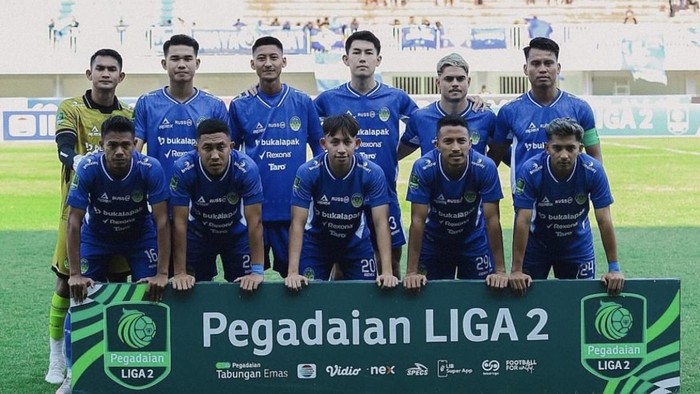 PSIM Jogja saat menjamu Persekat Tegal di Stadion Mandala Krida, Kota Jogja, Minggu (27/10/2024).