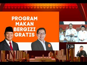 Video RK saat Buka Debat: Makan Gratis Pak Prabowo Kami Tambah