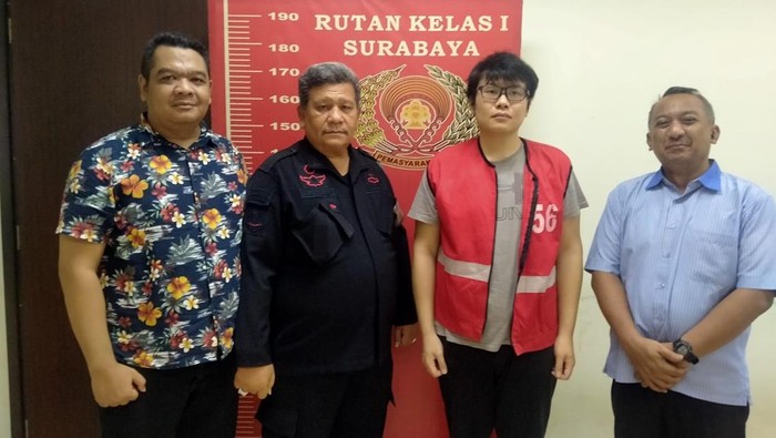 Ronald Tannur saat ditahan di Rutan Medaeng.