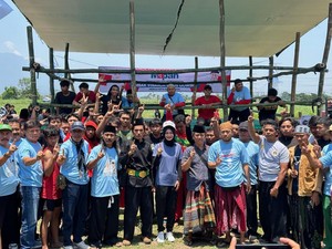 Paguyuban Pendekar Nusantara Dukung Vinanda-Gus Qowim di Pilwali Kediri