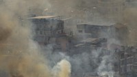 Serangan pesawat tak berawak Israel yang mematikan di Burj al-Shemali terjadi di dekat sebuah sekolah yang dikelola oleh badan PBB untuk pengungsi Palestina. (AP Photo/Hassan Ammar).