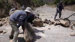 Aksi Pendukung Eks Presiden Bolivia Blokir Jalan dengan Batu