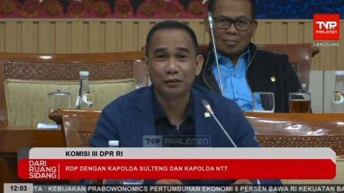 Member of Commission III DPR RI, Rudianto Lallo. Special Documents