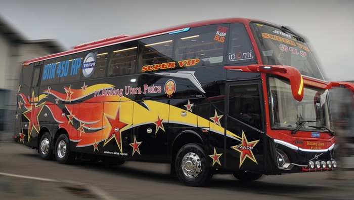 Bus UHD terbaru PO Bintang Utara Putra
