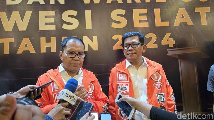 Calon Gubernur dan Wakil Gubernur Sulawesi Selatan (Sulsel) nomor urut 1 Moh Ramdhan Danny Pomanto-Azhar Arsyad