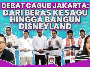 Debat Cagub Jakarta: Dari Beras ke Sagu hingga Bangun Disneyland