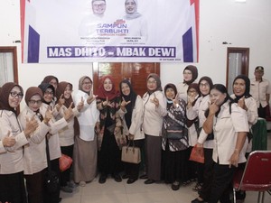 PP Polri Kabupaten Kediri Beri Dukungan Pasangan Dhito-Dewi