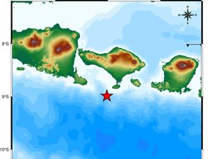 Gempa 4,4 Magnitudo Guncang Kuta Selatan Bali, Getarannya Sampai Denpasar