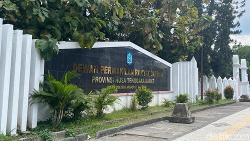 Ilustrasi gedung DPRD NTB. (Ahmad Viqi/detikBali).
