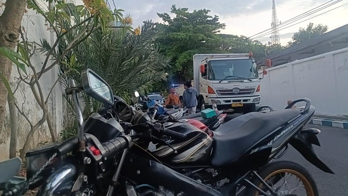 Kendaraan yang terjaring operasi Zebra Semeru 2024 di Kota Probolinggo