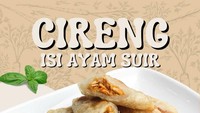 Sensasi gurih cireng yang bikin nagih bisa ditemukan di cireng Kebab Gills Snack. Isian ayam suwirnya melimpah dan harganya Rp 2.900 per buah. Bisa dibeli di e-commerce, lokasinya ada di Jakarta Pusat. Foto : Shoppee / Kebabgilss.snack