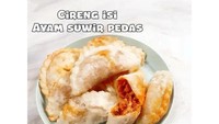 Gerai frozen food Rajawali Fresh juga menawarkan cireng isi ayam yang tidak kalah enak. Dengan harga Rp 2.700 an, sudah bisa menikmati cireng dengan isian ayam suwir pedas gurih yang bikin nagih. Foto Rajawali Fresh Frozen