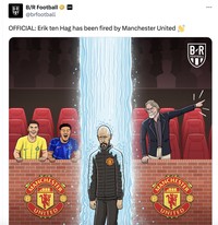 Meme Ten Hag dipecat