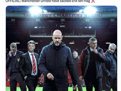 Erik Ten Hag Akhirnya Dipecat MU Hebohkan Linimasa