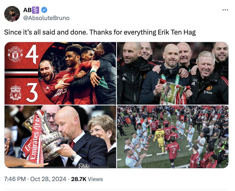Meme Ten Hag dipecat Meme Ten Hag dipecat
