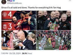 Erik Ten Hag Akhirnya Dipecat MU Hebohkan Linimasa