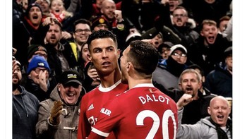 Ronaldo menang, selamat tinggal Ten Hag. Foto: X.com