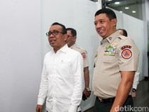 Menko Pratikno Bahas Mitigasi Bencana di Kantor BNPB