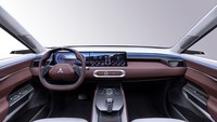 Mitsubishi belum mengungkapkan mesin dari DST Concept ini. Mereka hanya menyebutkan bahwa DST Concept berpenggerak roda depan dan hadir dengan lima mode berkendara untuk menyesuaikan dengan kondisi berkendara apa pun. Foto: Dok. Mitsubishi